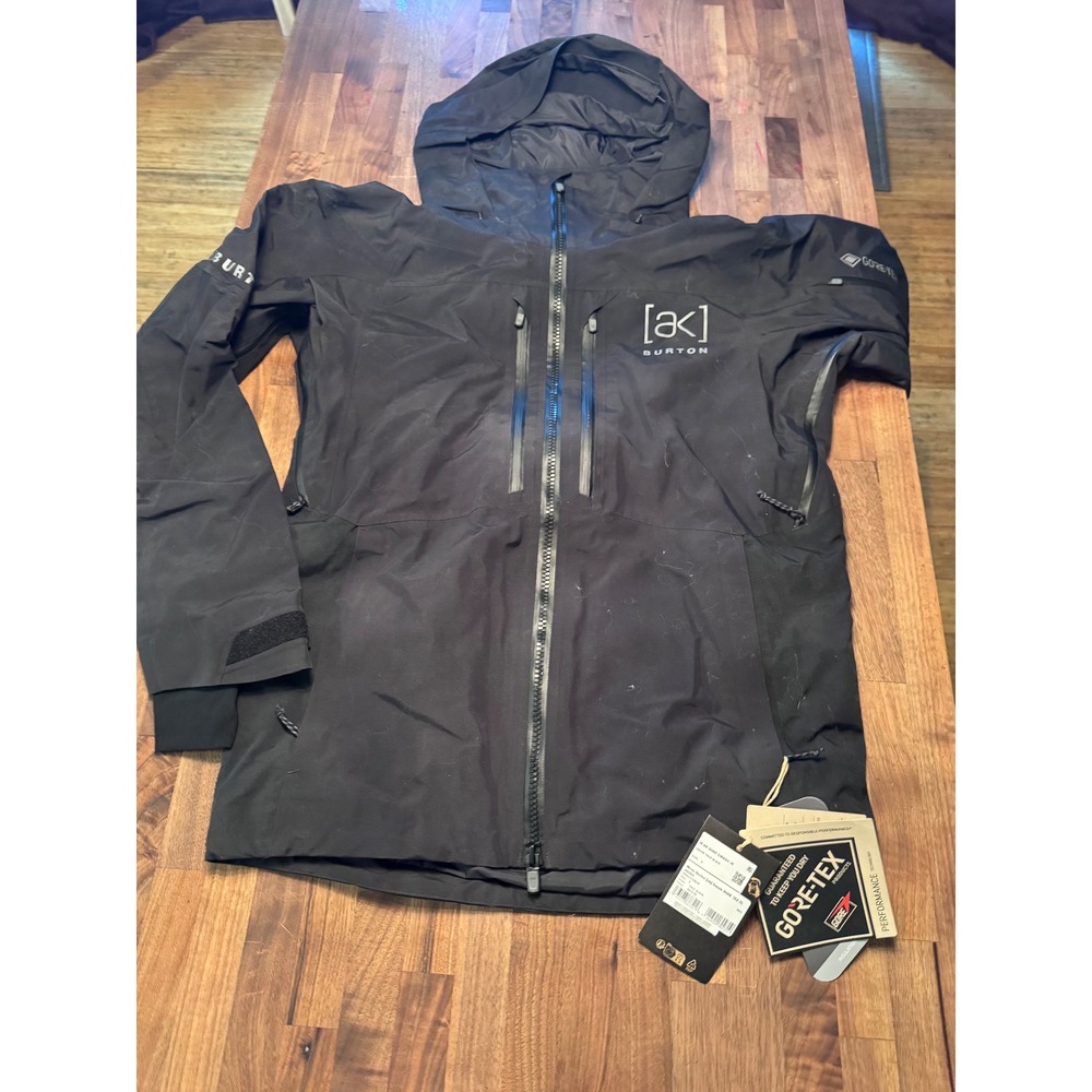 Burton [ak] Swash GORE-TEX 2L Jacket Mens Small True Black Snowboard 10001111001
